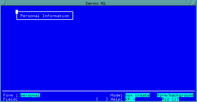 Figure 4-10 Creating a box