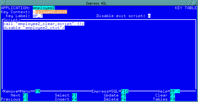 Figure 4-107 Clear Key