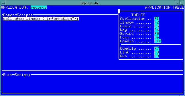 Figure 4-29 TABLES Menu
