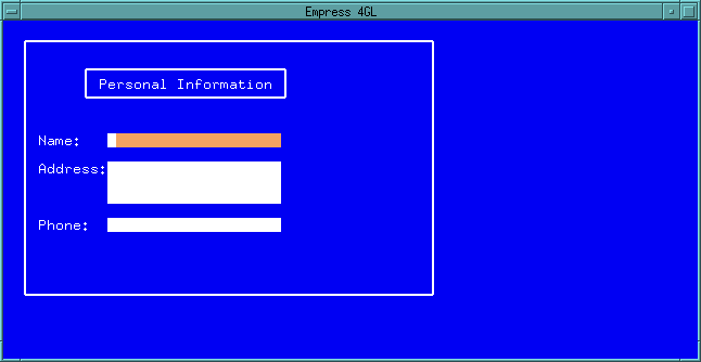 Figure 4-34 Personal application