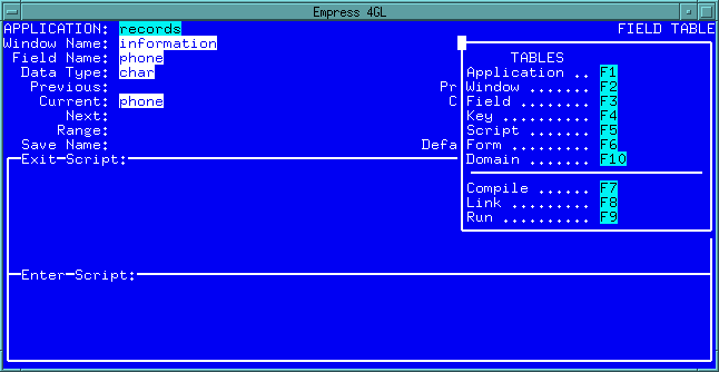 Figure 4-36 TABLES Menu