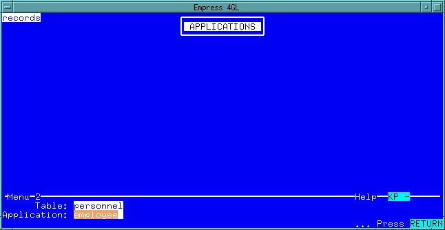 Figure 4-53 Default Application
