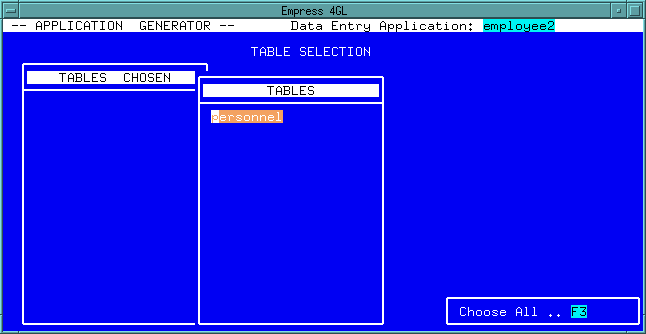 Figure 4-77 List Tables