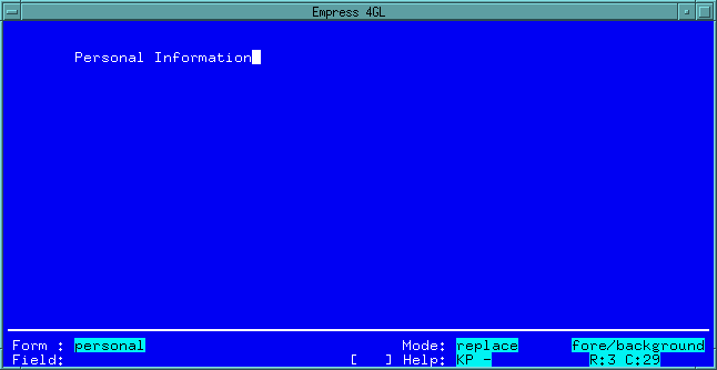 Figure 4-8 Background Text