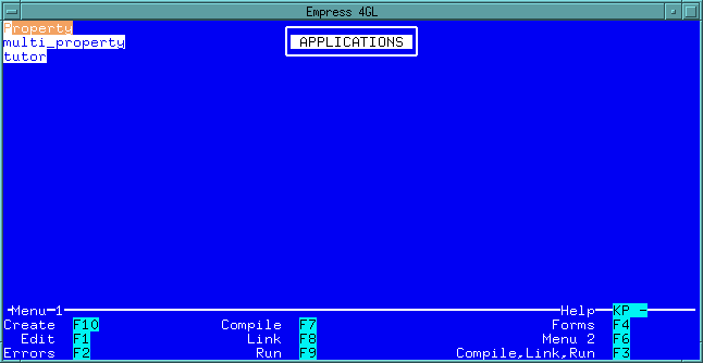 Figure 3-2 Application Manager Window