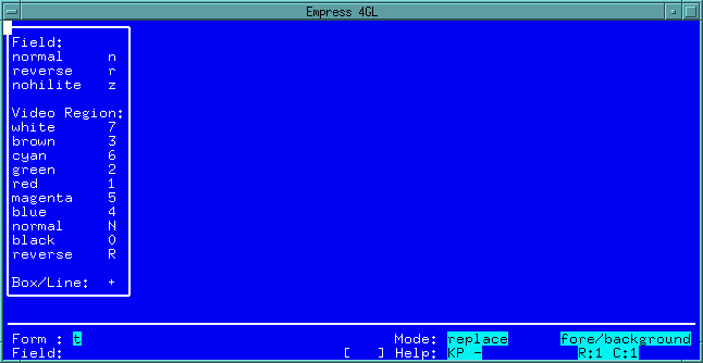 Figure 5-2 Objects Menu
