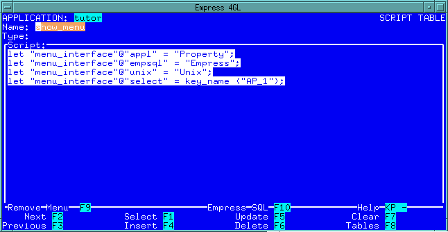 Figure 7-1 Subscript Window