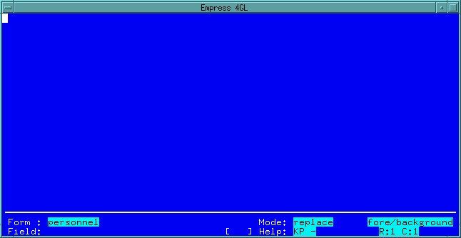 Figure 4-5 Form Manager Window