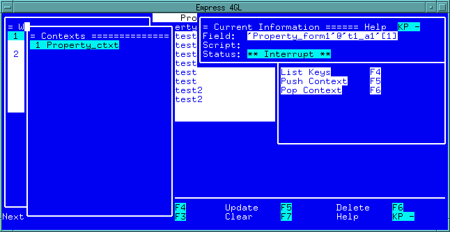 Figure 9-21 Context Window