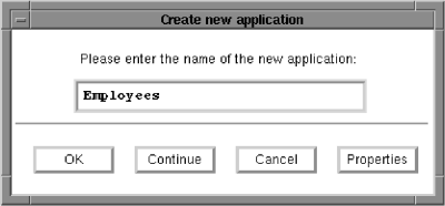 Figure 4-15 Employee name in dialog box