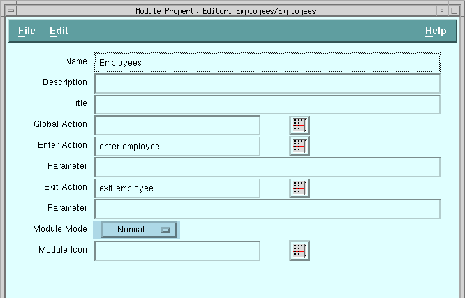Figure 4-23 Module Property Editor