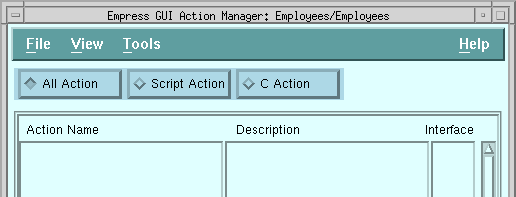 Figure 4-24 Action Manager
