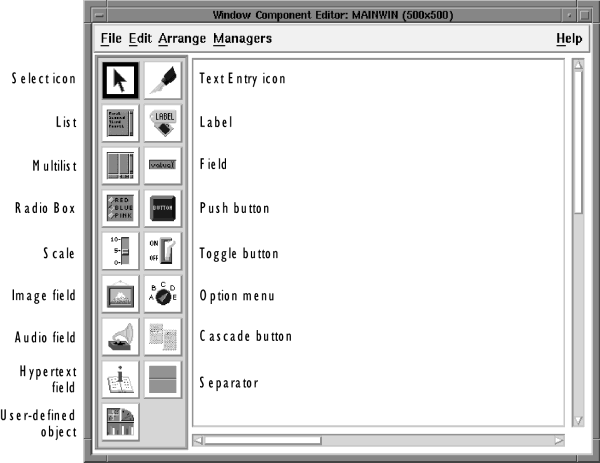 Figure 4-4 Toolbar Components
